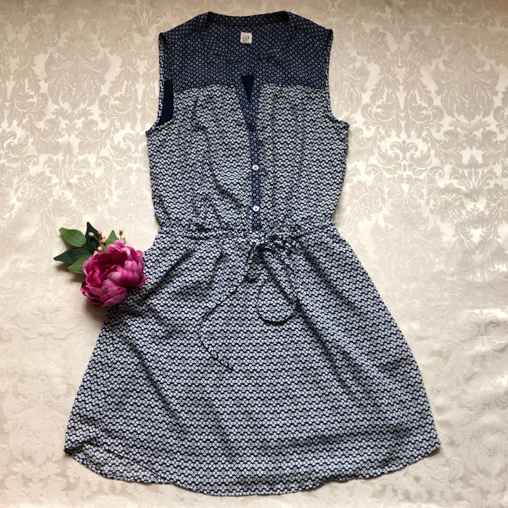 Gap dress blue & white size XS